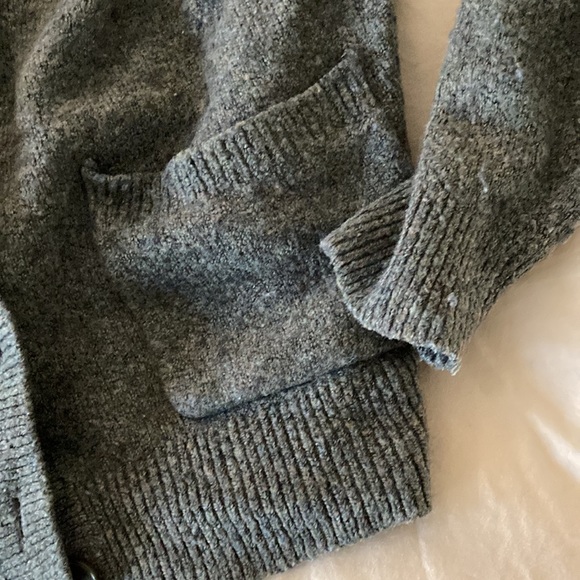 Madewell grey cardigan 27% wool - Picture 4 of 8